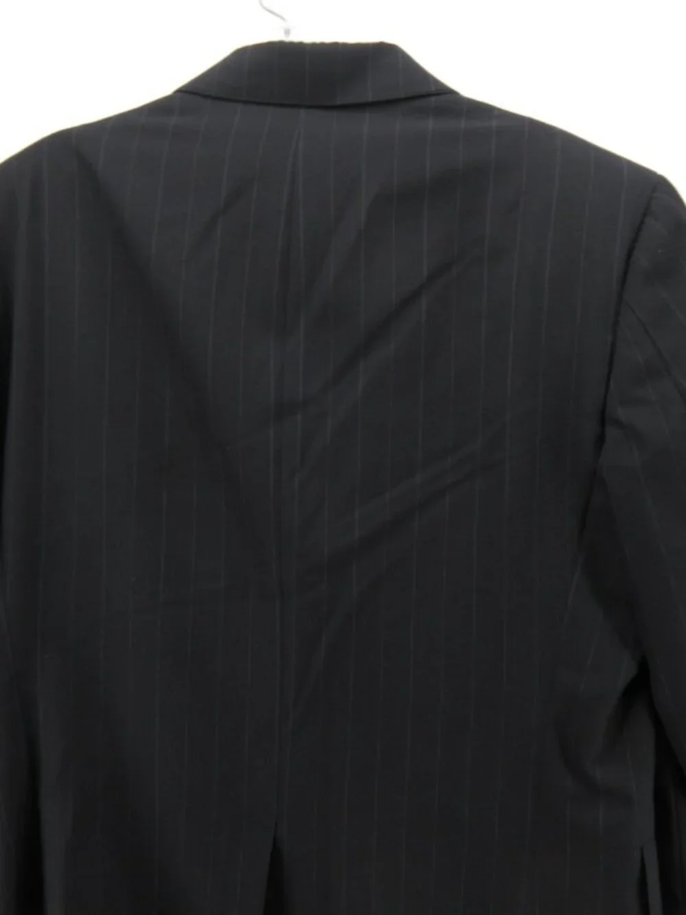 VINTAGE Brooks Brothers Sport Coat 38 S Navy Blazer Wool Pinstripe USA*